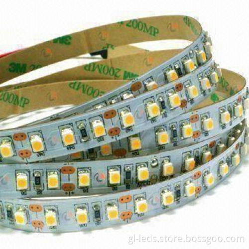 SMD LED Flexible Strip Light with Super Bright SMD TOP LED and Wide Beam Angle
